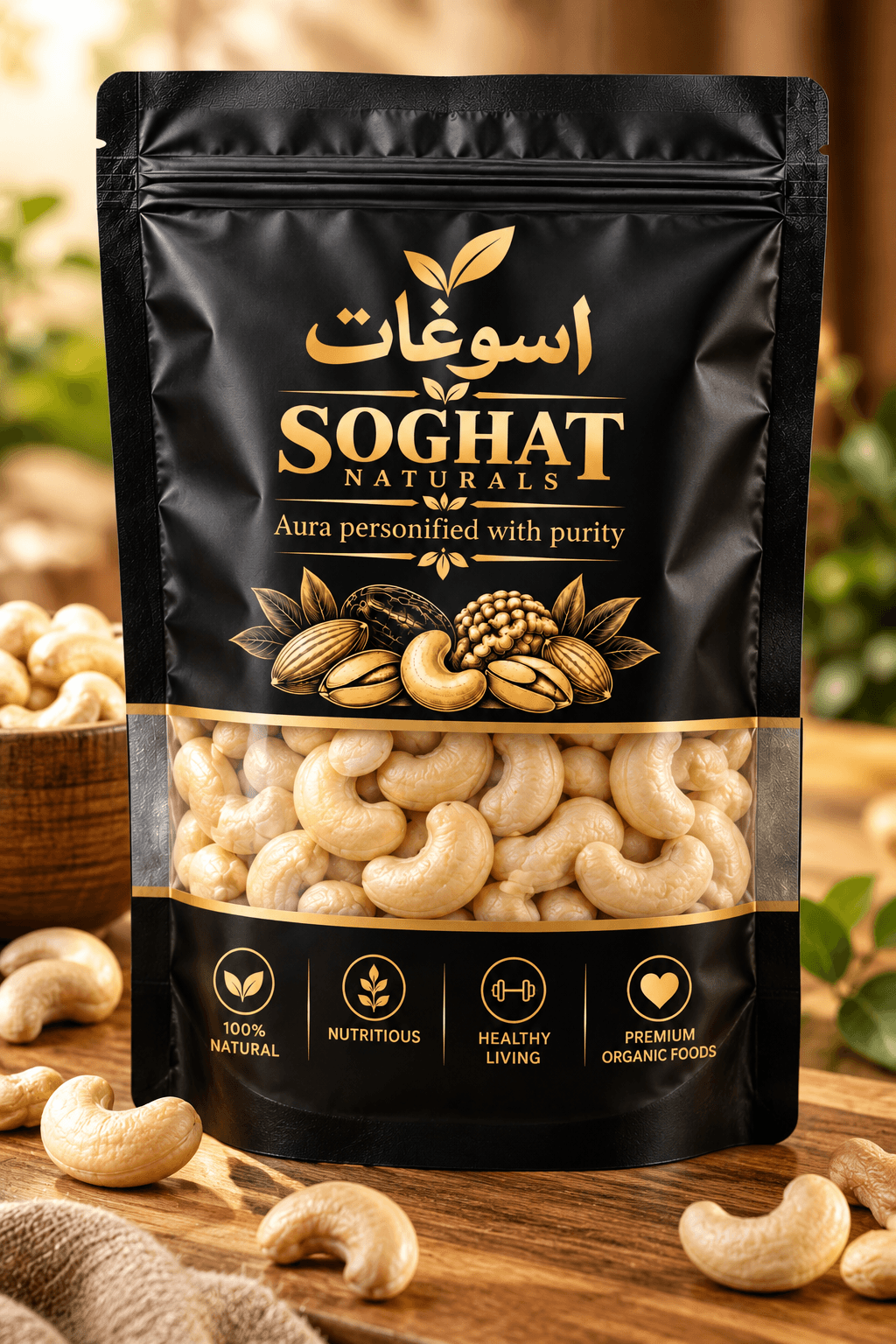 Premium Roasted Salted Cashews (Kaju) - Image 2